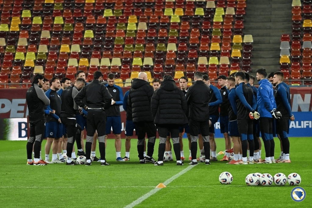 波黑对阵斯洛文尼亚友谊赛,追求胜利 波黑对阵斯洛文尼亚友谊赛,追求胜利